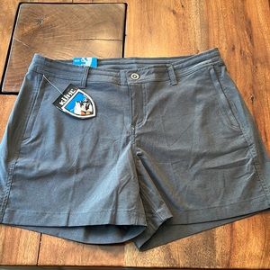 Kuhl Kurve charcoal grey shorts-4” inseam